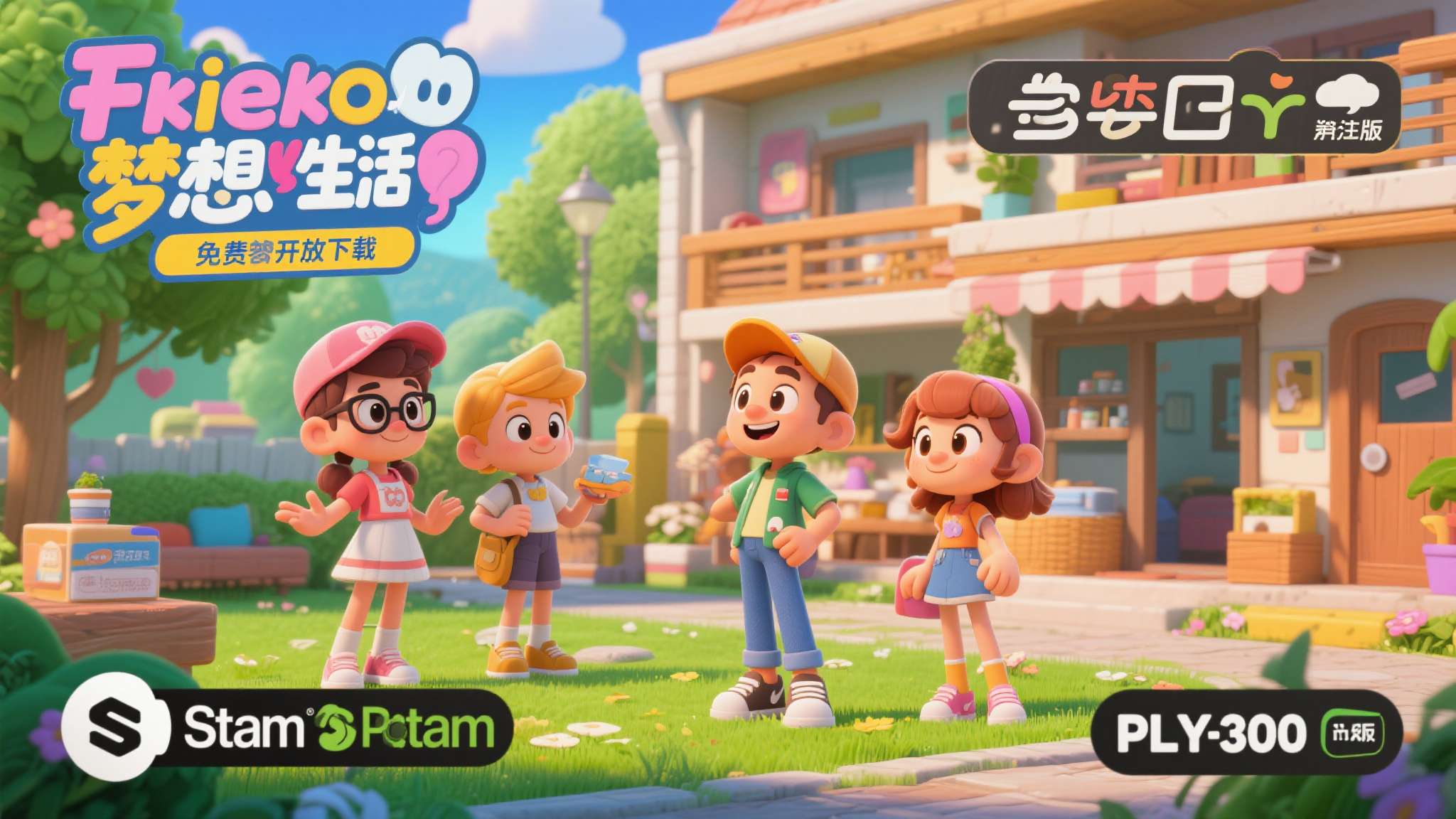 目前，《朋友收集：梦想生活》试玩版已在Steam平台正式开放下载，玩家可免费获取