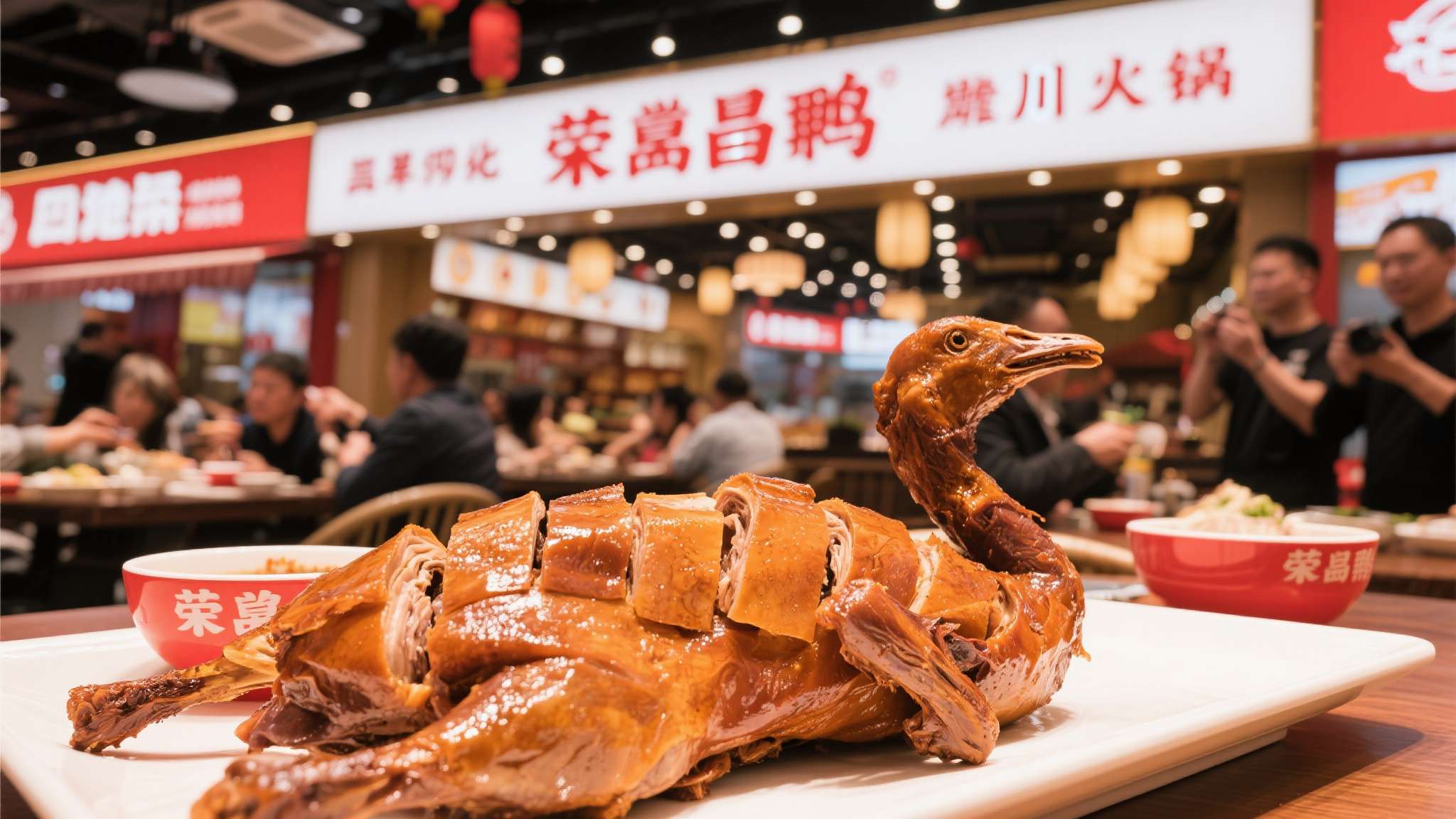 差异化竞争优势明显：相比已在当地形成一定规模的川菜、火锅，荣昌卤鹅作为细分品类，